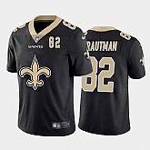 Nike Saints 82 Adam Trautman Black Team Big Logo Number Vapor Untouchable Limited Jersey Dzhi,baseball caps,new era cap wholesale,wholesale hats